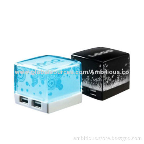 Flashing sugar USB hub with 7-color LED flashing